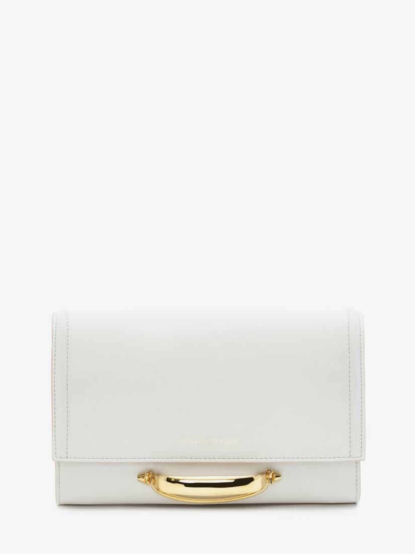 Bolsos De Mano Alexander McQueen The Small Story Mujer - Blancos - Mexico 348-QDCULO